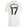 Manchester United Alejandro Garnacho #17 Tredjedrakt 2023-24 Kortermet